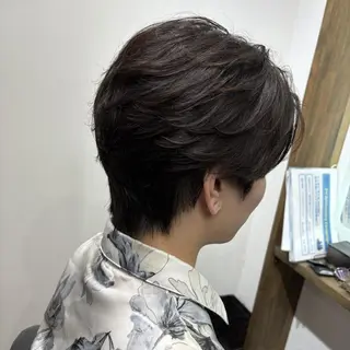 パーマ メンズ ショート パーマPrivate SalonNoa名駅のヘアスタイル