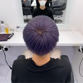 ショート カラー メンズ メンズパーマ特化 TAIGAのヘアスタイル