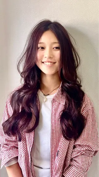カラー 速水 絵理子のヘアスタイル