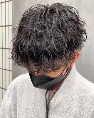 パーマ メンズ マンツーマン×半個室 まちだきょうすけのヘアスタイル