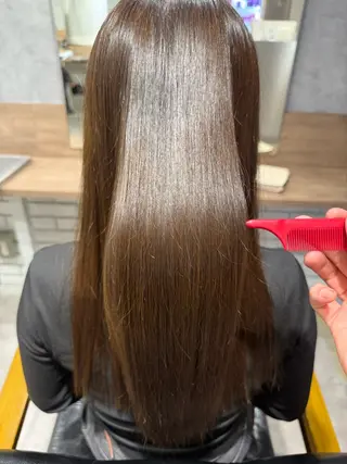 ロング 高澤 陸のヘアスタイル