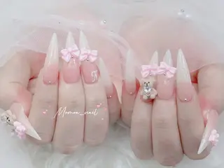 ネイル MoMoA Nail ネイル長さ出し専門店のネイルデザイン