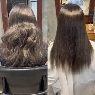 ブリーチ矯正美髪矯正 ✨オオエタクミのヘアスタイル