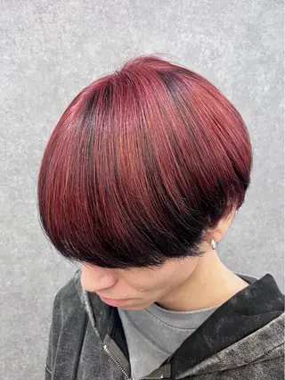 ショート カマタ ハルキのヘアスタイル