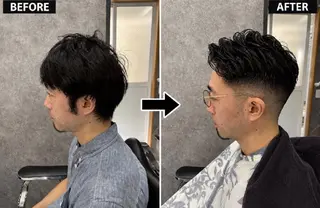 ショート メンズ 髪ちょす/理容室 【限定謝礼有り】のヘアスタイル