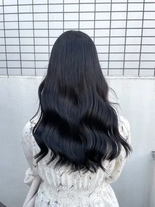 ミディアム カラー パーマ ヘアアレンジ メンズ キッズ 韓国系🇰🇷🩶 艶暗髪/MEIのヘアスタイル