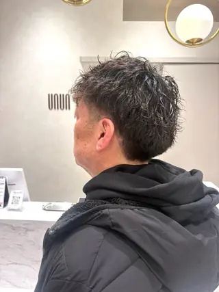 パーマ メンズ レディース募集中🎀 陸 愛夏のヘアスタイル