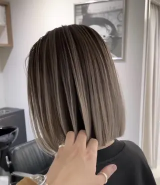 ミディアム カラー メンズ特化美容師 ◆ルナのヘアスタイル