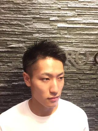 ショート メンズ 池田 有輝士のヘアスタイル