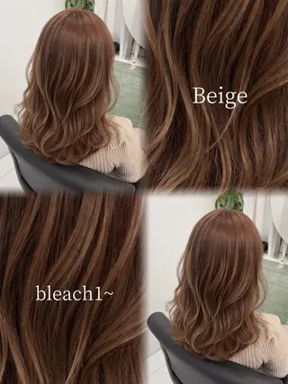 セミロング ma yaのヘアスタイル