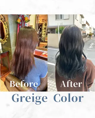 ロング カラー 【美髪矯正 /髪質改善】RINのヘアスタイル
