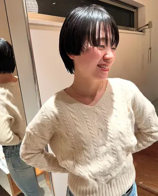 ショート 한국에English OK🌼unaのヘアスタイル
