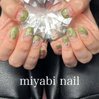 ネイル miyabi nail 桂川駅近くのネイルデザイン