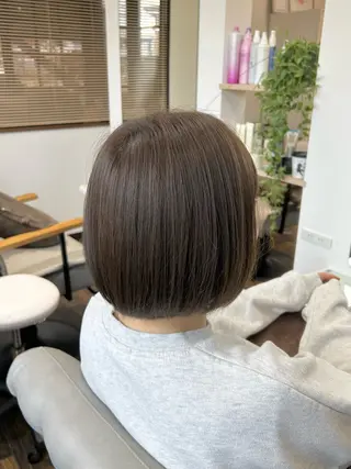 ショート カラー AIJU☺︎カラー/ スパ/ストレートのヘアスタイル