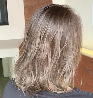 ミディアム 松本 剛成のヘアスタイル