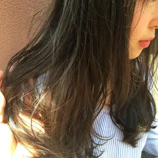 セミロング カラー stylist 杉浦駿生のヘアスタイル