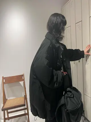 ミディアム パーマ io濱川 遥のヘアスタイル