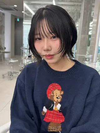 ショート パーマ 栄美容師/kiti /ボブ/ケントのヘアスタイル