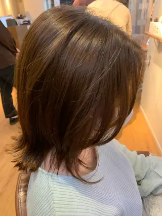 ミディアム Maho Saitoのヘアスタイル