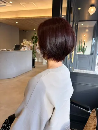 ショート ✨NEW OPEN/ 美髪矯正/山田千里✨のヘアスタイル