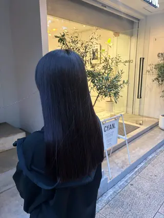 ロング 井上 星良のヘアスタイル
