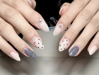 ネイル By moonネイル 🌷ワンホン/韓国風のネイルデザイン
