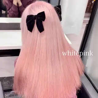 ロング カラー エクステ🩵ブリーチ 韓国ヘア🩵KAEのヘアスタイル