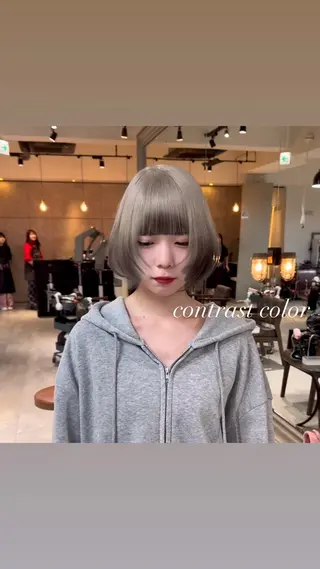 ショート カラー 💜ハイトーン💛 マジカルかいちゃんのヘアスタイル