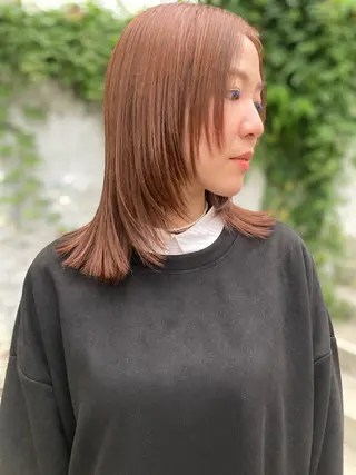 ミディアム カラー 髪質改善　艶髪✨ Teppeiのヘアスタイル