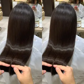 ミディアム カラー 渋谷レイヤーカット❌ 縮毛矯正専門/武田涼のヘアスタイル