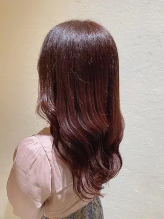 カラー 中村 莉子のヘアスタイル