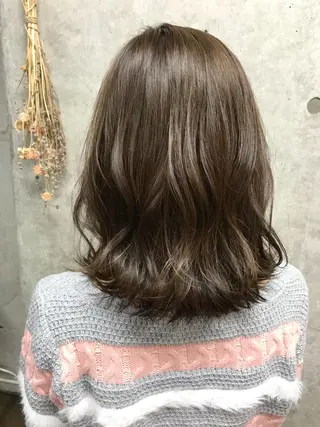 ミディアム カラー ヘアアレンジ Satsuki ✂︎♡のヘアスタイル