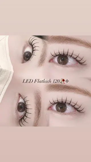 マツエク・マツパ 束感/LED/ 𝑌𝑈𝐼🥀*.のマツエク・マツパデザイン
