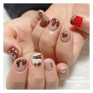 ショート ネイル 🐾enen style 🐾のネイルデザイン