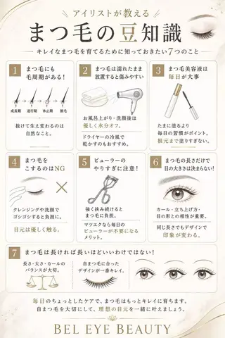 マツエク・マツパ BEL EYE BEAUTYのマツエク・マツパデザイン