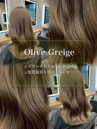 ロング カラー ヘアアレンジ ダメージレスカラー 🩵HIYO🩵のヘアスタイル