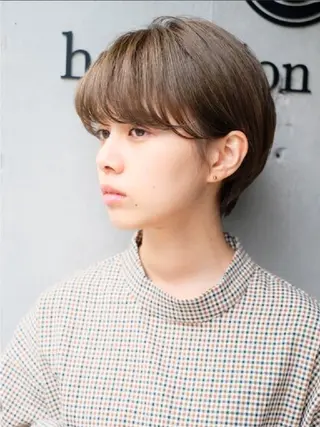 ショート RUA💜 ボブカット💜のヘアスタイル