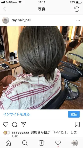 ショート カラー Ray hair 春日部のヘアスタイル