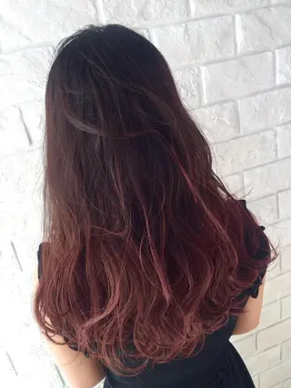 ロング YU YAのヘアスタイル