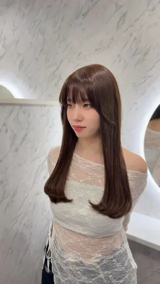 ロング 🐈‍⬛ララモアナ yuri🐈‍⬛のヘアスタイル