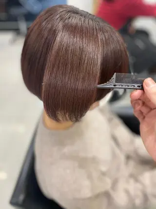ショート カラー レイヤーカット 赤み消し　店長/大和のヘアスタイル