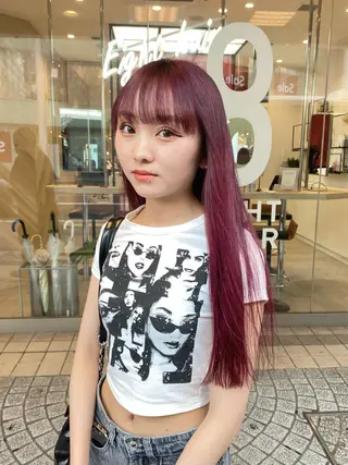 ロング カラー 荒谷 薫のヘアスタイル