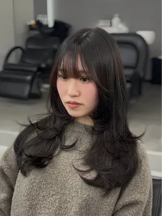 ロング カラー puty三宮/ 今里 雄大のヘアスタイル