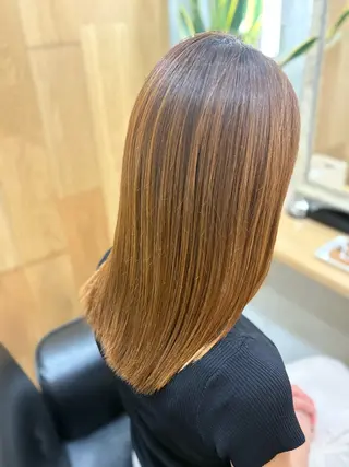 ミディアム 白鳥 正孝のヘアスタイル