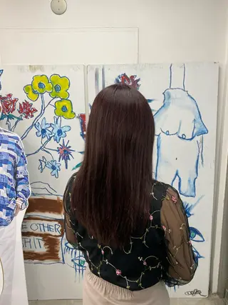 カラー 岩崎 優のヘアスタイル