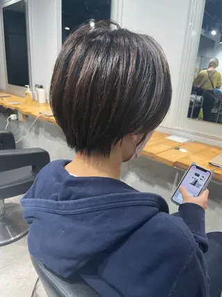 ショート カラー 🦋ボブ・ショート・ レイヤー🦋トシキのヘアスタイル
