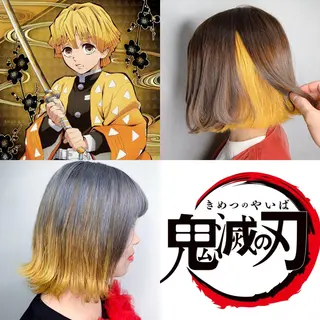 ショート カラー パーマ ヘアアレンジ メンズ キッズ ネイル マツエク・マツパ 新宿駅近♡友達とOK 🦋W -ワット -のヘアスタイル