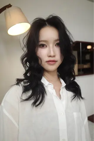 ロング カラー 豊田 隆人のヘアスタイル