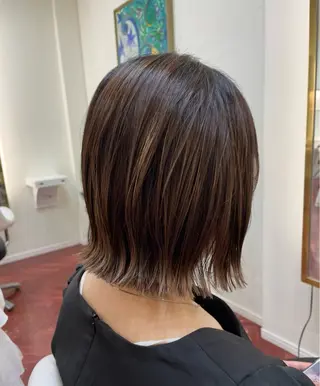 ミディアム 田中 あかりのヘアスタイル