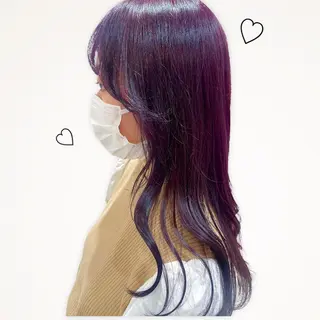 セミロング カラー 新宿駅近♡個室 ♡関口三都季🌜のヘアスタイル
